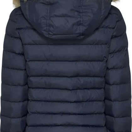 Tommy Jeans - Down Jacket With Removable Hood And Cozy Feather P - Größe XS - blau – Bild 3