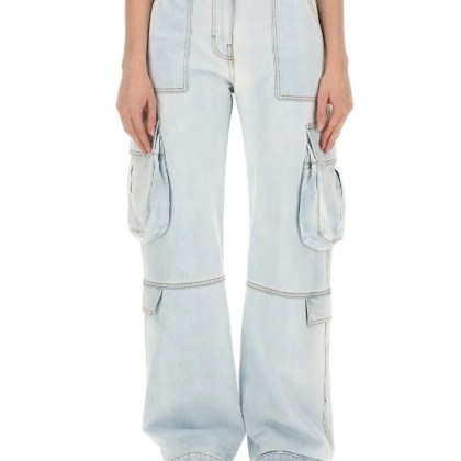MSGM - Denim Cargo Pants - Größe 40 - blau MSGM - Denim Cargo Pants - Größe 40 - blau
