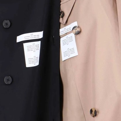 Rokh - Beige Double Layer Trench Coat - Größe 38 - beige – Bild 3