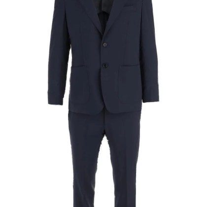 Brian Dales - Single-Breasted Wool Suit - Größe 50 - blau Brian Dales - Single-Breasted Wool Suit - Größe 50 - blau