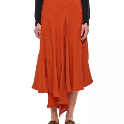 Colville - Voulant Midi Skirt - Größe 38 - orange Colville - Voulant Midi Skirt - Größe 38 - orange