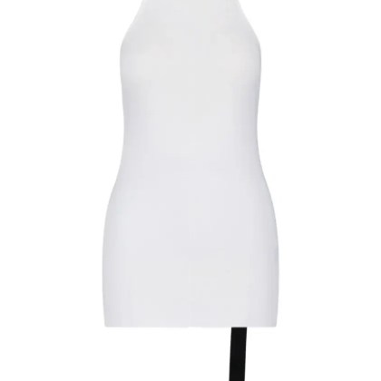 Drkshdw - White Cotton "Racer" Tank Top - Größe S - weiß Drkshdw - White Cotton "Racer" Tank Top - Größe S - weiß