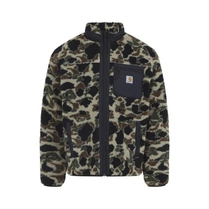 Carhartt Wip - Military Green Camouflage Prentis Liner Jacket - Größe S - grau Carhartt Wip - Military Green Camouflage Prentis Liner Jacket - Größe S - grau