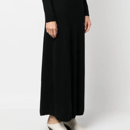 Lisa Yang - Wool Maxi Skirt - Größe 2 - schwarz – Bild 4