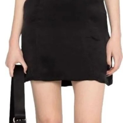 Palm Angels - Metal Straps Slip Dress - Größe 42 - grau – Bild 4