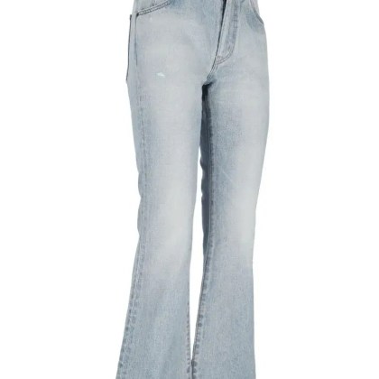 Celine - "Dylan" Bootcut Jeans Light Blue - Größe 25 - blau – Bild 4