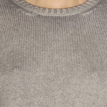 CALIBAN - Grey Cashmere Sweater - Größe M - grau – Bild 3