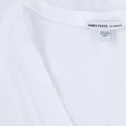 James Perse - V-Neck T-Shirt – White - Größe 3 - weiß – Bild 2