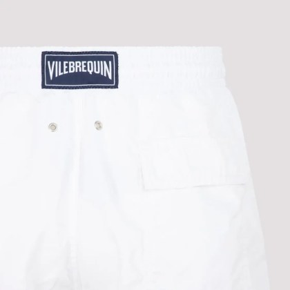 Vilebrequin - Moorea Swim Shorts With Elastic Waistband - Größe M - weiß – Bild 2