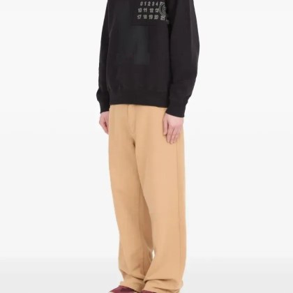 MM6 Maison Margiela - Cotton Sweatshirt With Logo - Größe M - schwarz – Bild 3