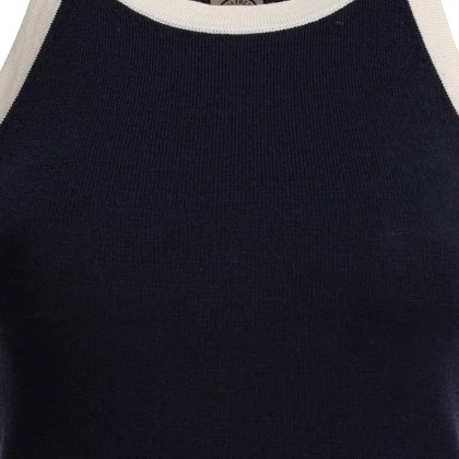 Ines De La Fressange - Fitted Cotton-Silk Blend Top - Größe S - schwarz – Bild 3