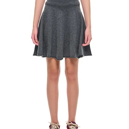 Extreme Cashmere - Cashmere Short Pleated Skirt - Größe ONE SIZE - grau Extreme Cashmere - Cashmere Short Pleated Skirt - Größe ONE SIZE - grau