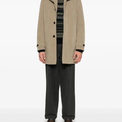 Fay - Light Beige Morning Coat - Größe L - beige – Bild 4