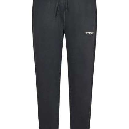 Represent - Relaxed-Fit Black Sweatpants With Adjustable Draws - Größe L - schwarz Represent - Relaxed-Fit Black Sweatpants With Adjustable Draws - Größe L - schwarz