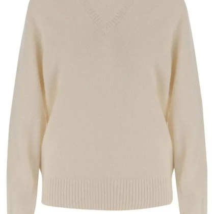 CARVEN - Ivory Cashmere Sweater - Größe M - beige CARVEN - Ivory Cashmere Sweater - Größe M - beige