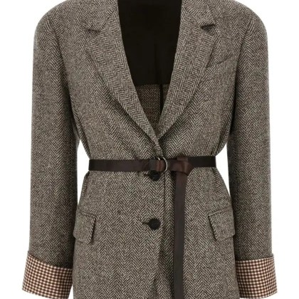 Brunello Cucinelli - Wool Blazer With Peak Lapel - Größe 42 - braun Brunello Cucinelli - Wool Blazer With Peak Lapel - Größe 42 - braun