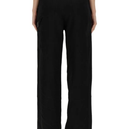Moschino - Wide Leg Pants - Größe 44 - schwarz – Bild 3