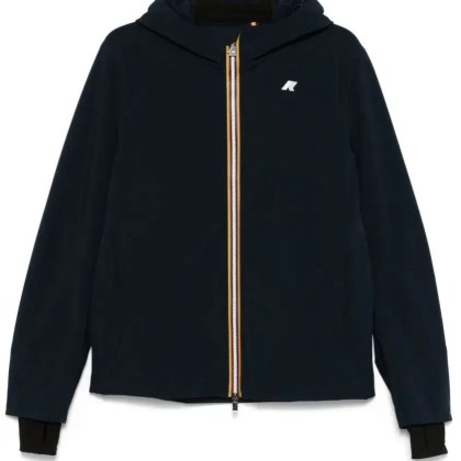 K-Way - Navy Blue Waterproof Bonded Jacket - Größe L - blau K-Way - Navy Blue Waterproof Bonded Jacket - Größe L - blau