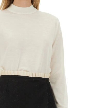 Maison Margiela - Wool Jersey. - Größe L - beige – Bild 2