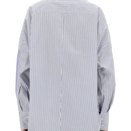 Stella McCartney - "Mixed Stripe" Shirt - Größe 38 - blau – Bild 3