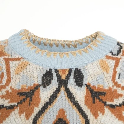 Farm Rio - Sweater with pattern - Größe S - blau – Bild 3