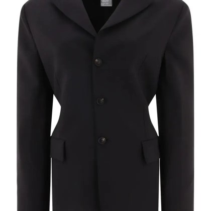 Nensi Dojaka - "Serge" Tailored Belted Jacket - Größe XS - schwarz Nensi Dojaka - "Serge" Tailored Belted Jacket - Größe XS - schwarz