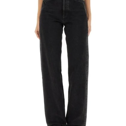 Saint Laurent - High-Waist Baggy Jeans With Tonal Stitching - Größe 27 - schwarz Saint Laurent - High-Waist Baggy Jeans With Tonal Stitching - Größe 27 - schwarz