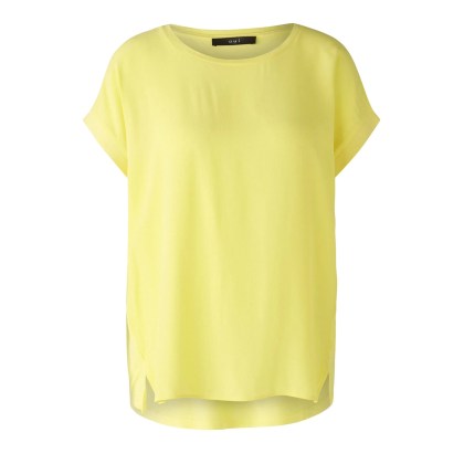 Oui - Blusenshirt AYANO - Größe 38 - gelb Oui - Blusenshirt AYANO - Größe 38 - gelb