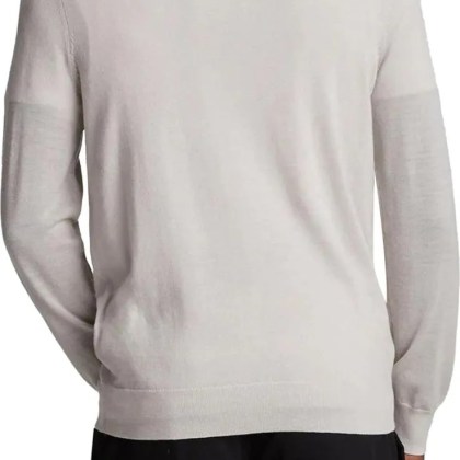 LYLE & SCOTT - Lyle&scott Tonal Eagle Merino Quarter Zip Jumper T - Größe XL - beige