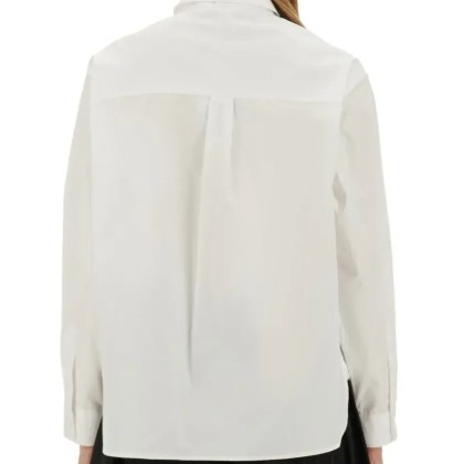 Aspesi - Cotton Poplin Boxy Shirt - Größe 44 - schwarz – Bild 3