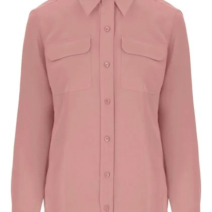 Equipment - Signature Silk Shirt - Größe M - pink Equipment - Signature Silk Shirt - Größe M - pink