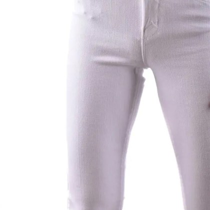 L'AGENCE - Cropped White Jeans With Flared Silhouette - Größe 25 - lila – Bild 3