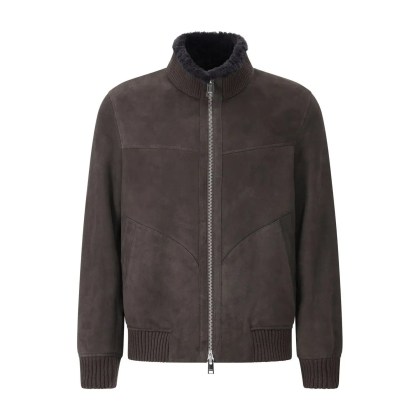 Arma - Jacke Arek aus Veloursleder - Größe 52 - braun Arma - Jacke Arek aus Veloursleder - Größe 52 - braun