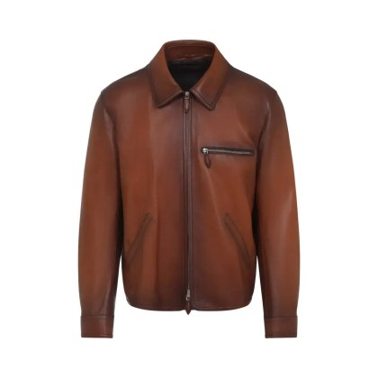 Berluti - Tailored Brown Leather Jacket - Größe 52 - braun Berluti - Tailored Brown Leather Jacket - Größe 52 - braun