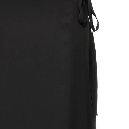 Theory - 'Cl Tie Wrap' Skirt - Größe 6 - schwarz – Bild 3