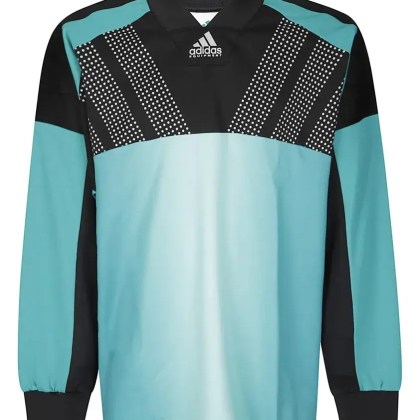 adidas Originals - Relaxed-Fit Teal Sweatshirt With Ribbed V-Neck - Größe L - blau adidas Originals - Relaxed-Fit Teal Sweatshirt With Ribbed V-Neck - Größe L - blau