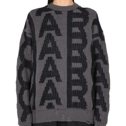 Marc Jacobs - Oversized Distressed Sweater - Größe M - schwarz Marc Jacobs - Oversized Distressed Sweater - Größe M - schwarz