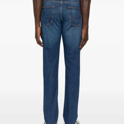 Jacob Cohen - Straight-Leg Denim Jeans - Größe 34 - blau