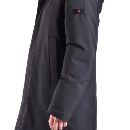 Peuterey - Modern Black Jacket With High Collar - Größe L - schwarz