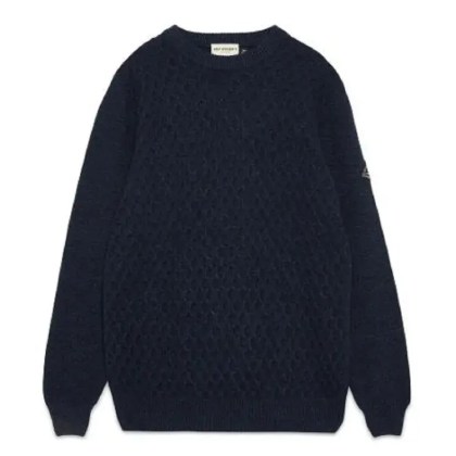 Roy Rogers - Solid Color Wool Blend Sweater - Größe M - blau Roy Rogers - Solid Color Wool Blend Sweater - Größe M - blau