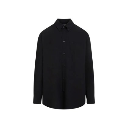 Off-White - Emb Black Cotton Shirt - Größe S - schwarz Off-White - Emb Black Cotton Shirt - Größe S - schwarz