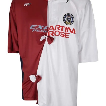 Martine Rose - Collage Football Top T-Shirt - Größe M - weiß Martine Rose - Collage Football Top T-Shirt - Größe M - weiß