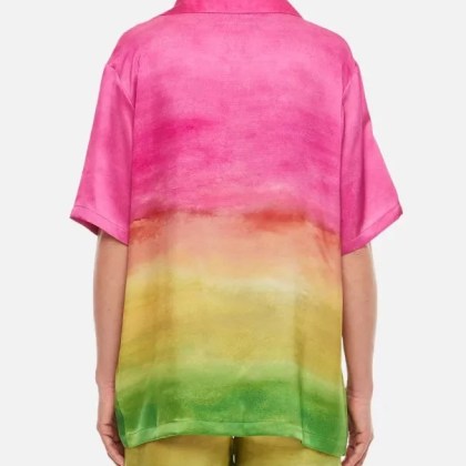 Gio Giovanni Gerosa - Short Sleeves Silk Shirt - Größe ONE SIZE - multi – Bild 3