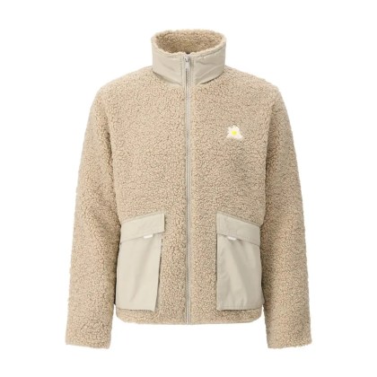 Autry - Teddyfell Jacke - Größe XL - beige Autry - Teddyfell Jacke - Größe XL - beige