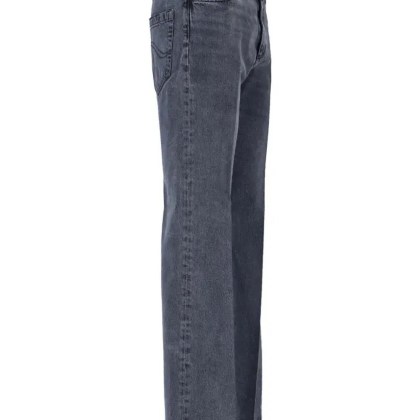 Seafarer - Bootcut Jeans In Worn Grey Cotton - Größe 25 - grau – Bild 4