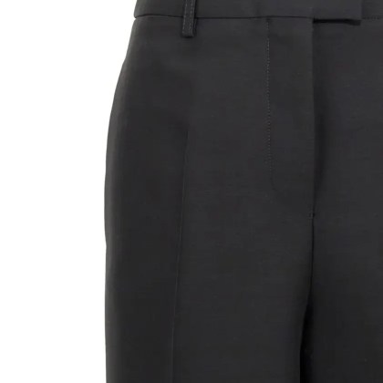 Salvatore Ferragamo - Stretched Pleated Trousers - Größe 40 - schwarz – Bild 3