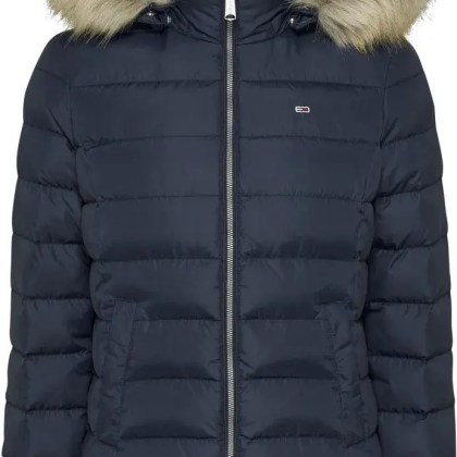 Tommy Jeans - Down Jacket With Removable Hood And Cozy Feather P - Größe XS - blau Tommy Jeans - Down Jacket With Removable Hood And Cozy Feather P - Größe XS - blau