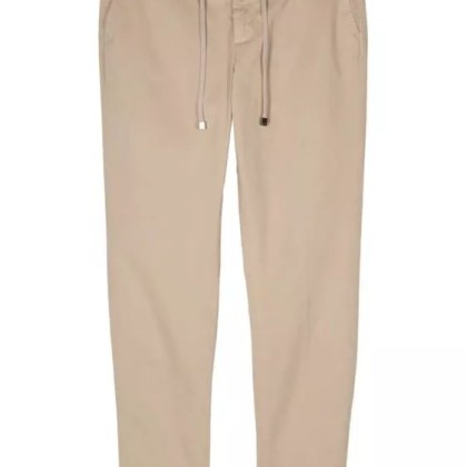 Peserico - Elasticated-Waistband Trousers - Größe 50 - braun Peserico - Elasticated-Waistband Trousers - Größe 50 - braun