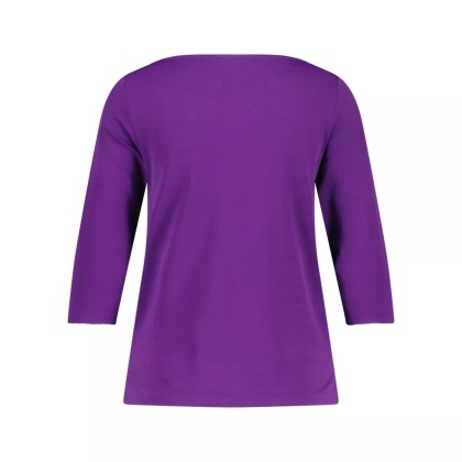 Kimmich Trikot - Shirt aus Viskose-Crêpe - Größe XS - blau – Bild 3