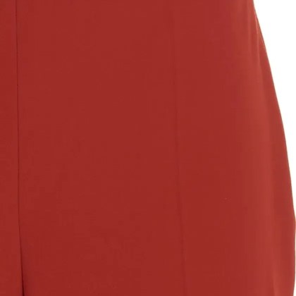 Salvatore Ferragamo - Straight Pants With Pleat - Größe 40 - rot – Bild 3